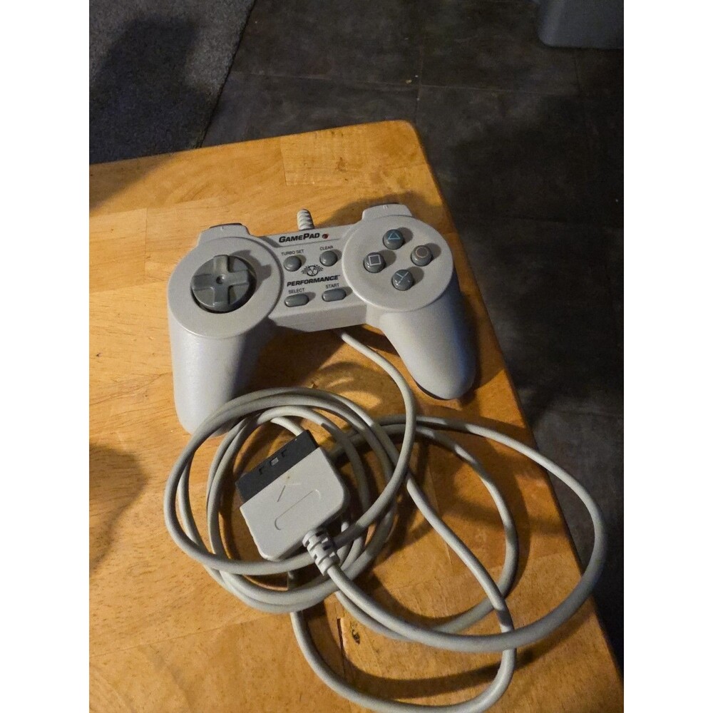 GamePad Performance Controller Sony Playstation PS1, PSX Tested
